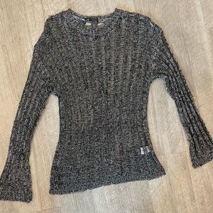 Zara silver and black minidress/oversized shirt